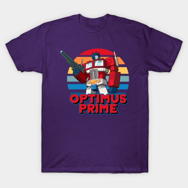 Optimus Prime - Retro Japanese T-Shirt by Arrow